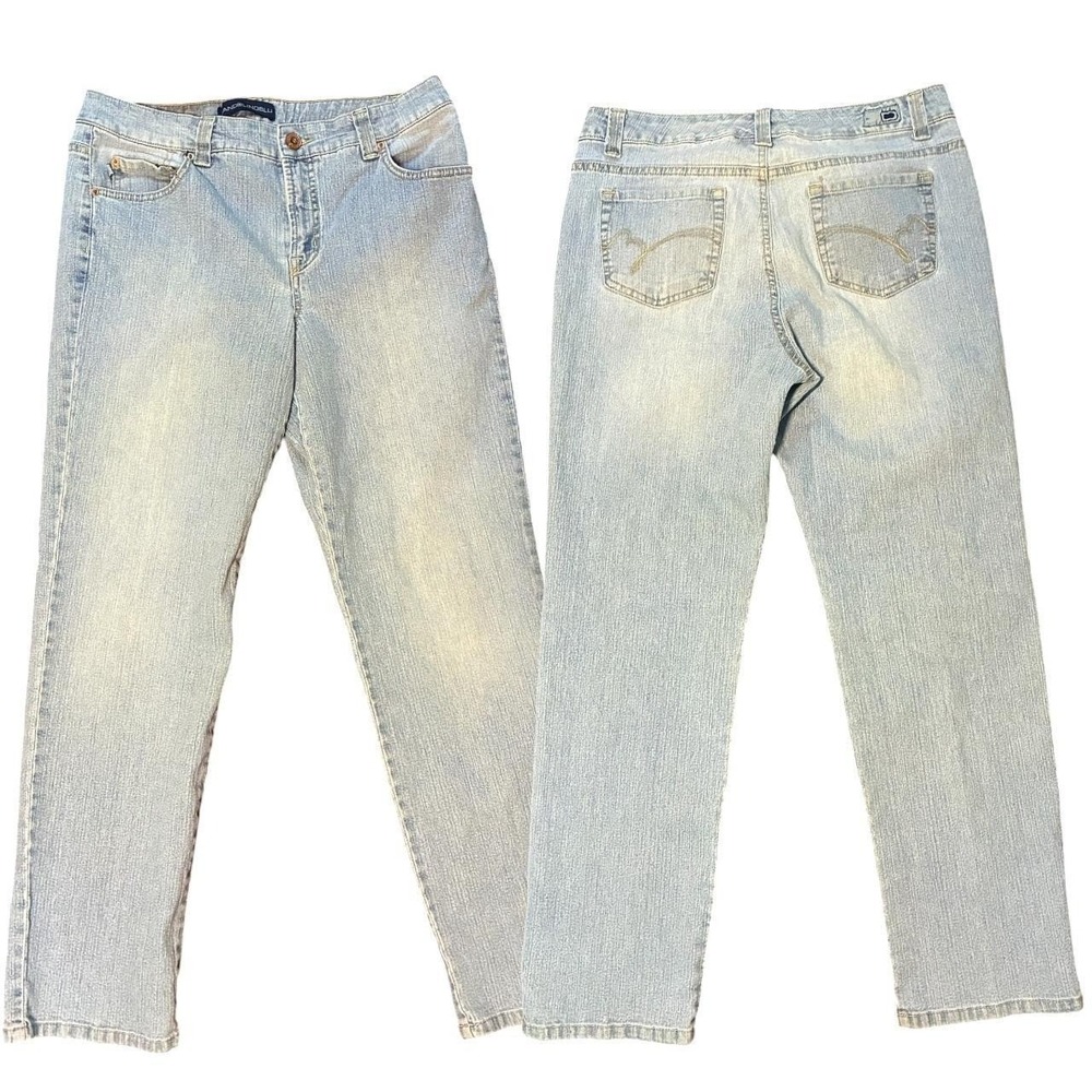 BandolinoBlu Light Wash Jeans, vintage faded denim, 32x30